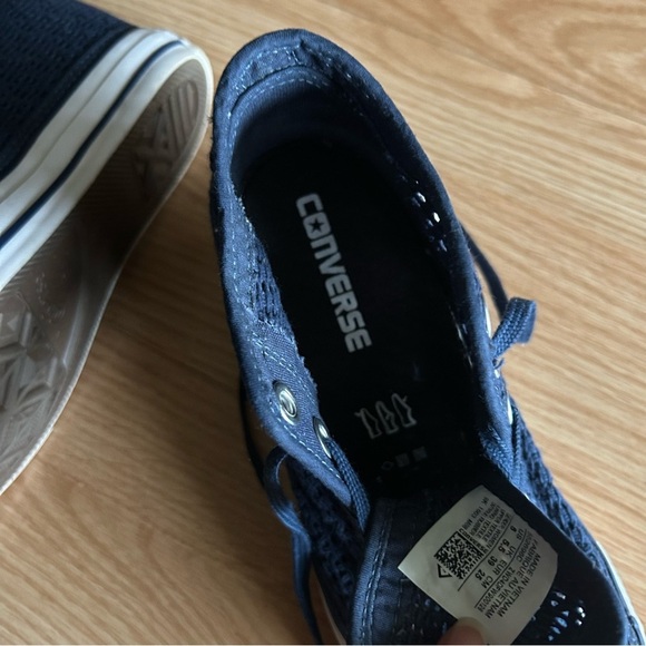 Converse All Star Lux Blue Hidden Wedge Shoes Women’s 8 - Picture 8 of 9